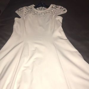 Summer white party dress